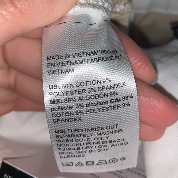 White House Black Market High-Rise Slim Crop Jeans With Removable Belt –– NWT - Picture 14 of 14